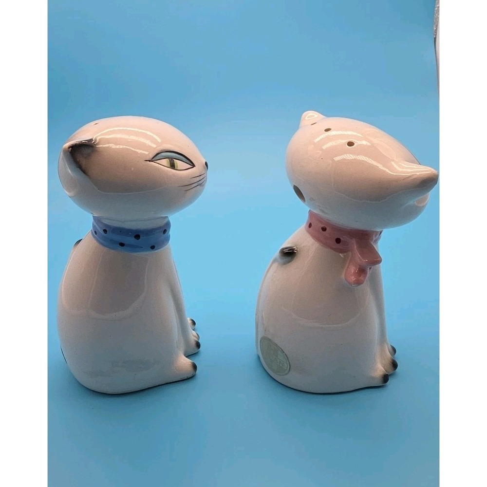 Holt Howard Vintage 1958 Cozy Kitten Salt and Pepper Shakers Japan MCM Cats - Picture 2 of 7